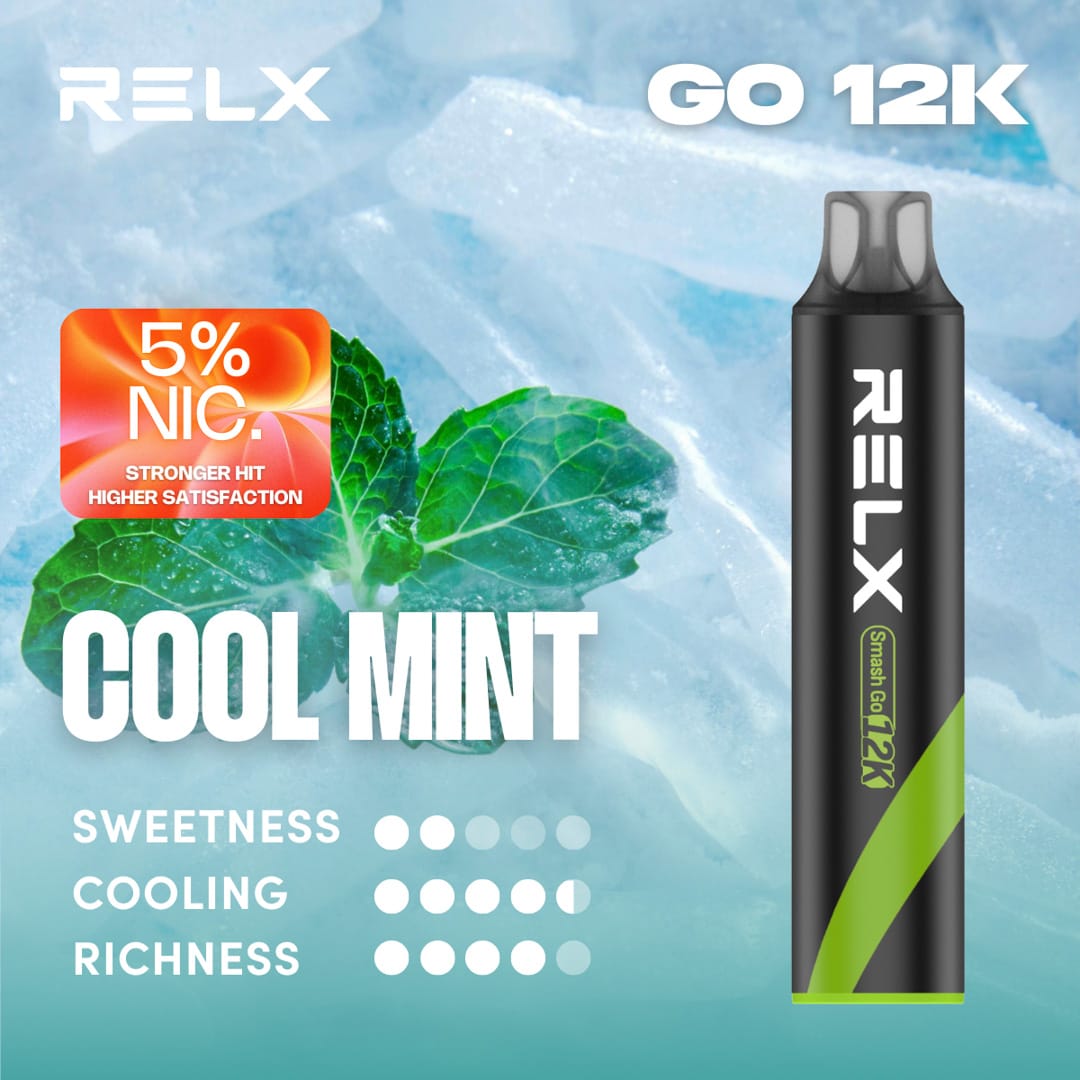 RELX Smash Go12000口拋棄式電子煙｜悅刻一次性裝置外出即用